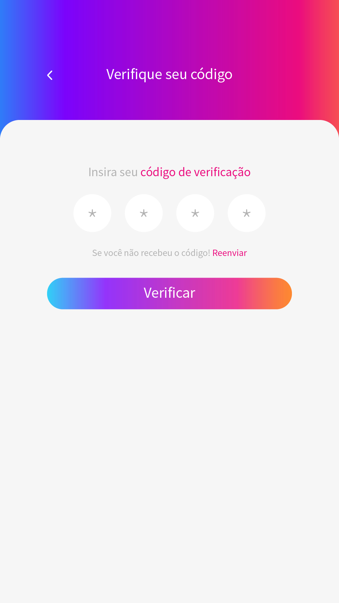Tela do app Colordente